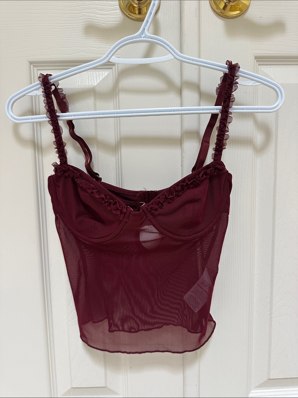 Edikted Burgundy Going Out Top